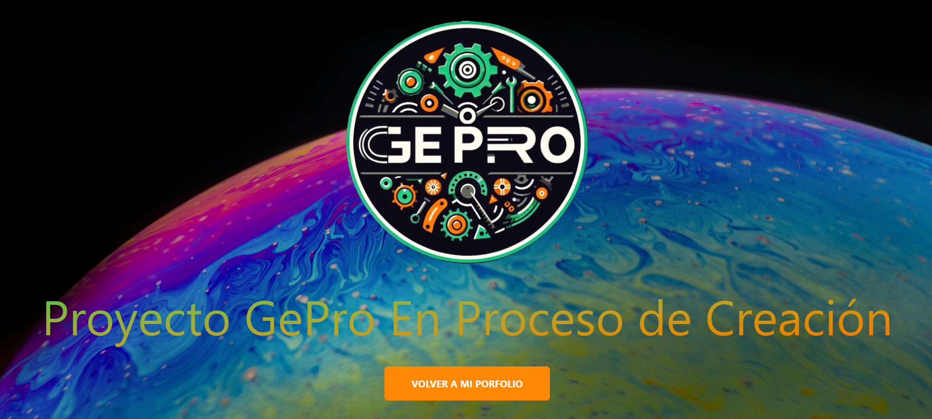 Vista previa del proyecto GePro